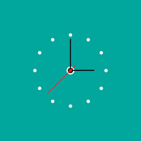Time icon. Vector illustrationのイラスト素材