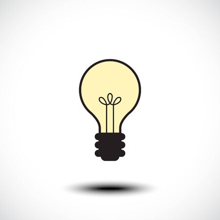 Light bulb icons. Idea or Innovation Concept. Vector illustrationのイラスト素材
