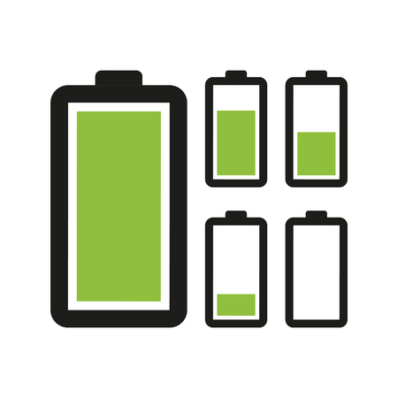 Battery icon. Vector illustrationのイラスト素材