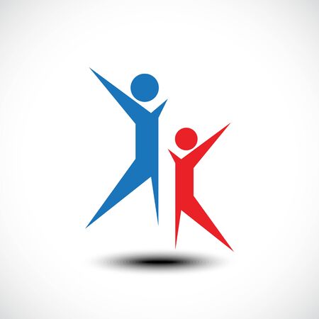 Success people icon. Vector illustrationのイラスト素材