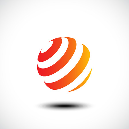 Business Abstract Sphere icon. Vector illustrationのイラスト素材