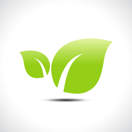 Green leaves. Vector illustration.のイラスト素材