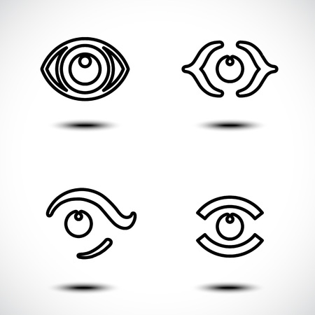 Business Abstract Icons Illustrationのイラスト素材
