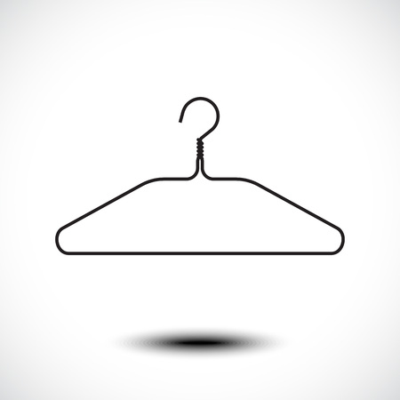 Clothes hanger icon.のイラスト素材