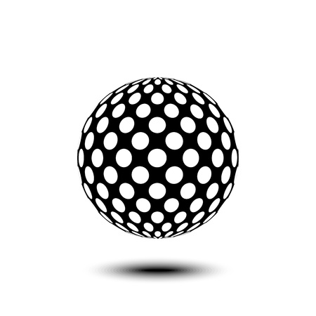 Abstract Design Element of a ball with circlesのイラスト素材