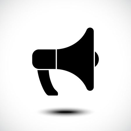 Megaphones icon, Advertising icon. Vector illustrationのイラスト素材