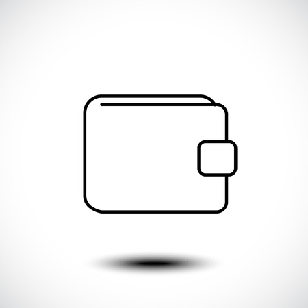 Wallet, Purse icon Vector illustrationのイラスト素材
