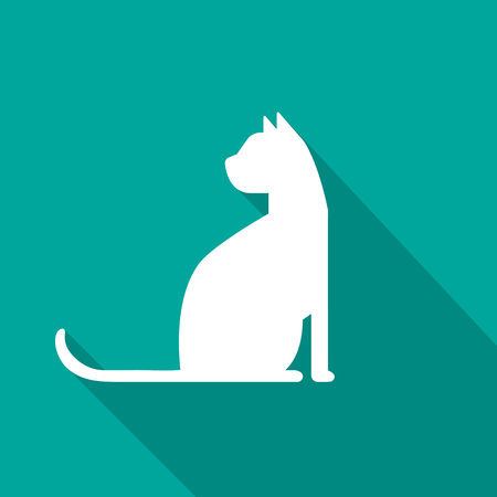 Cat icon. Vector illustrationのイラスト素材
