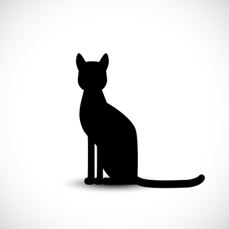 Cat icon. Vector illustrationのイラスト素材