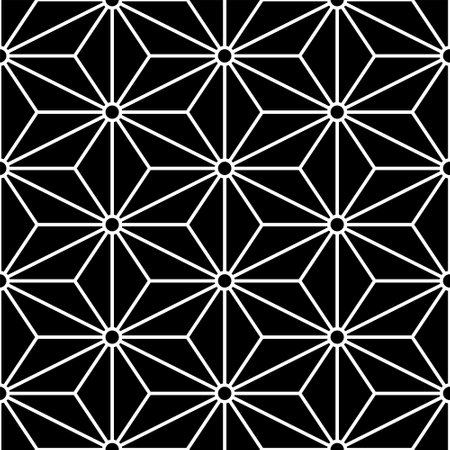 Seamless geometric pattern. White linear pattern. Wallpapers for your design. Vector illustration.のイラスト素材