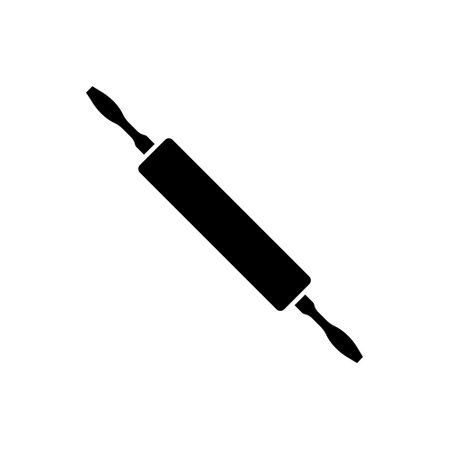 Rolling pin icon. Vector illustration.のイラスト素材