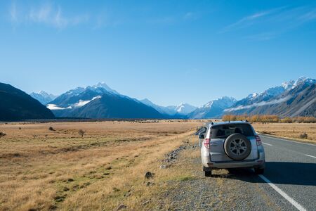 Self Drive Tour in Aoraki Mount Cook, South Island, New Zealandのeditorial素材