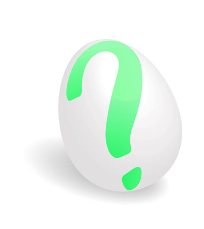 Vector question eggのイラスト素材