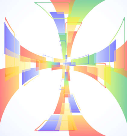 Abstract colorful background illustration eps10のイラスト素材