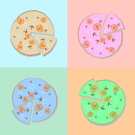 Pizza vector illustration