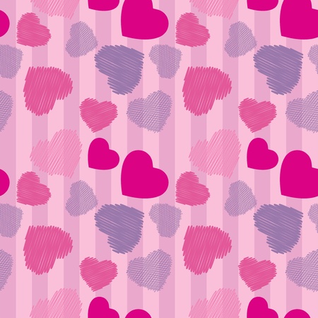 Seamless valentine backgroundのイラスト素材