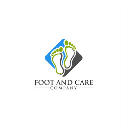 Footcare and ankle healthcare vector iconのイラスト素材