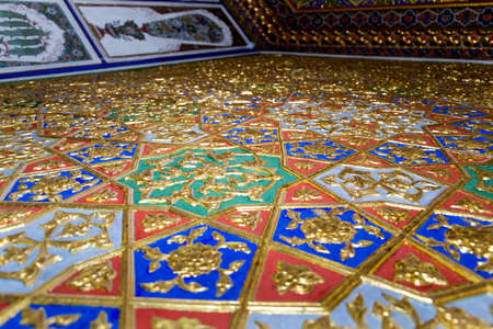 Arabic and islamic style mosque mosaic and pattern