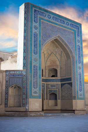 Historical city Bukhara ancient architect buildings useful for backgroundの写真素材