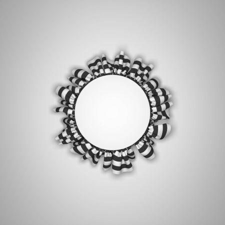 Cloth frame background with drapery for backgropの写真素材