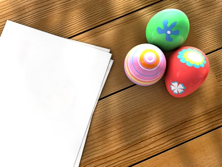 Easter eggs notebook