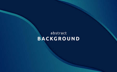 Abstract background with smooth gradient waves on a background. Dark blue. Vector illustrationのイラスト素材