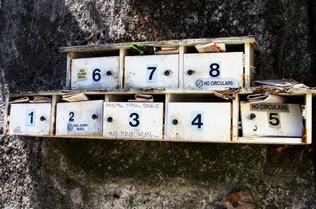Mailbox-Wellington-New Zealandの写真素材