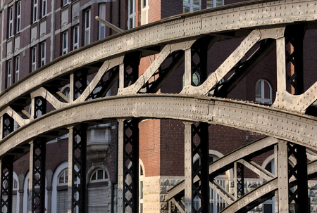 Speicherstadt Bridge - I - Hamburgの写真素材