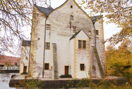 Klaffenbach Castle- backside - Chemnitz - Germanyのeditorial素材