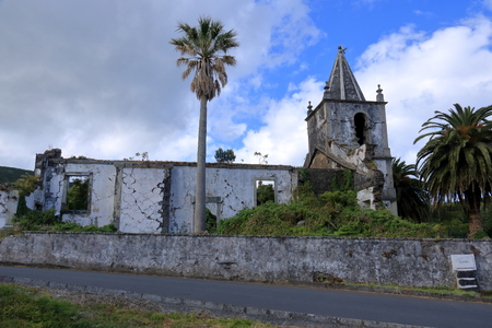 Beautiful Isla Faial at the Azores (Portugal)のeditorial素材