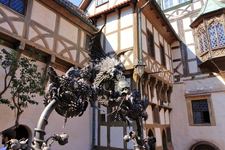 August 31 2019 - Wartburg Castle in Eisenach, Thuringia, Germanyのeditorial素材