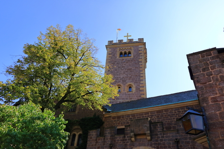 August 31 2019 - Wartburg Castle in Eisenach, Thuringia, Germanyのeditorial素材