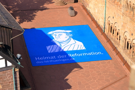 August 31 2019 - Wartburg Castle in Eisenach, Thuringia, Germanyのeditorial素材