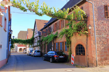 July 05 2020 - Ilbesheim, Germany: A town in the southwestern German Rhineland-Palatinateのeditorial素材