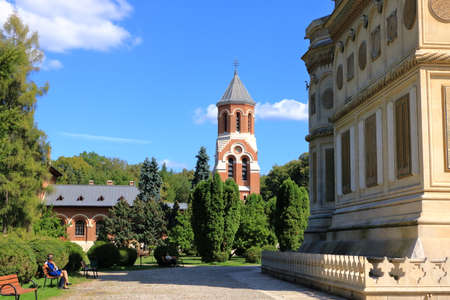 September 4 2021 - Curtea de Arges in Romania: View of the Biserica Episcopala
