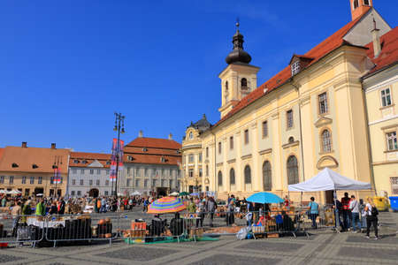 September 5 2021 - Sibiu, Hermannstadt, Romania: Targ Ceramica. The Famous yearly organized ceramic...