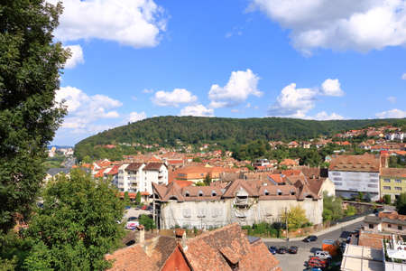 Cityscape of Sighisoara Sch