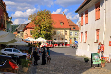 September 6 2021 - Sighisoara, Schのeditorial素材