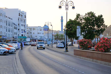 March 15 2022 - Muscat, Oman, Middle east: View of coastline of the Muttrah district