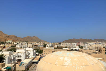 Beautiful panoramic view at the capital of the Oman Muscat