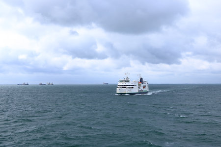 June 2 2022 - Puttgarden, Germany: the Scandlines passenger ferry between the ports of R