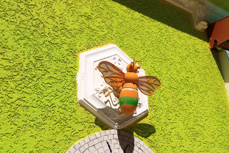 September 13 2023 - Korca in Albania: Beekeeping Farm Morava near Korcaのeditorial素材