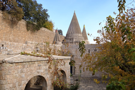 Yazidis temple in Lalish, Kurdistan, Iraq