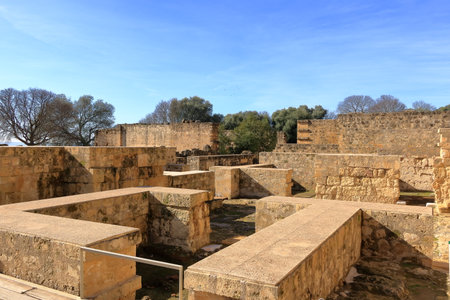 old ruins of the Medina Azahara, Madinat al-Zahra, Cordoba, Andalucia, Spain