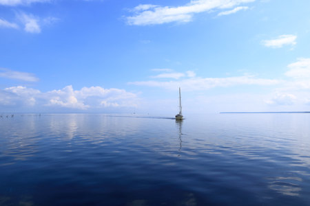 the nature and boat sports at the Stettiner Haff near Ueckerm