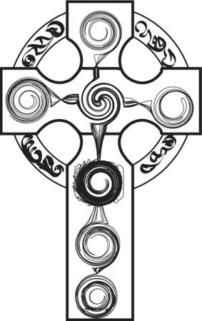 celtic crossのイラスト素材