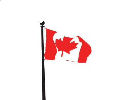 canadian flagのイラスト素材