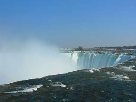 the Niagara falls in canada の写真素材