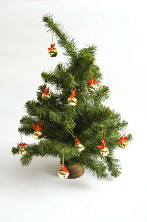 a Christmas decoration isolated against white background の写真素材