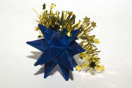 a Christmas decoration isolated against white background の写真素材